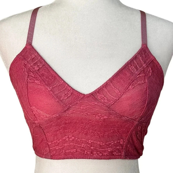 INTIMATELY FREE PEOPLE Lace Bralette Crop Top - Small - Picture 1 of 5